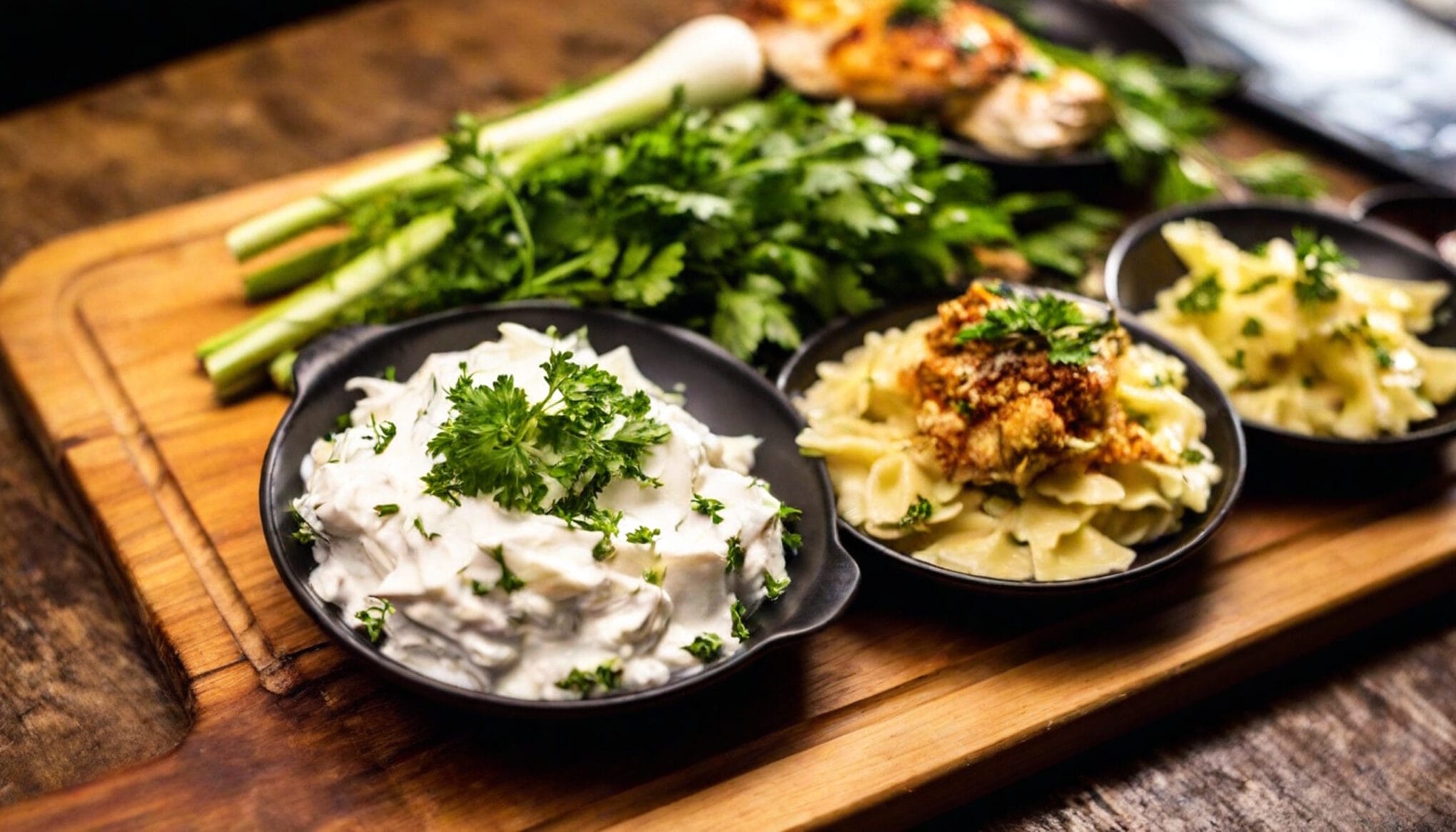 Krautfleckerl und Schlitzkrapfen